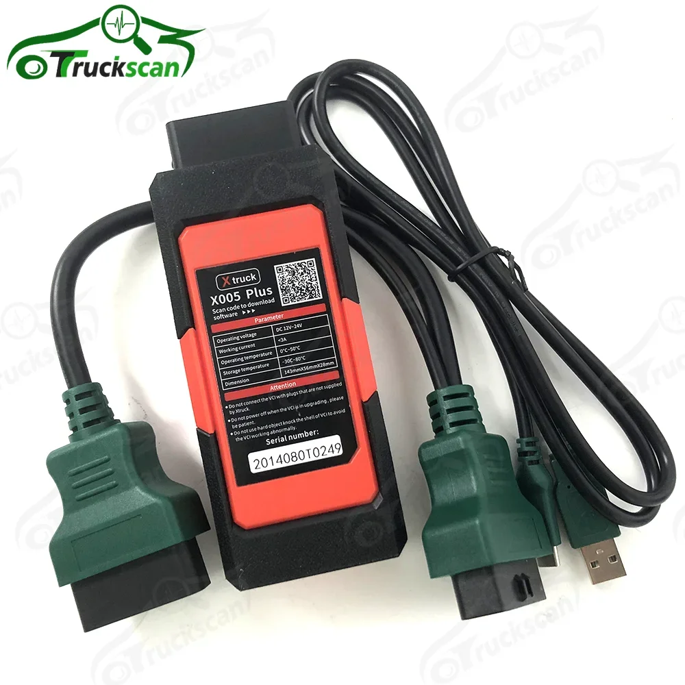 Инструмент для диагностики тяжелых грузовиков Xtruck x005 plus с функцией быстрого