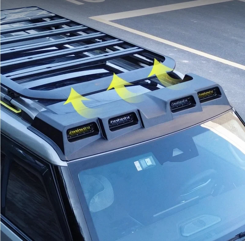 Автоматическая рама крыши платформа спойлер с четырьмя глазами прожектор