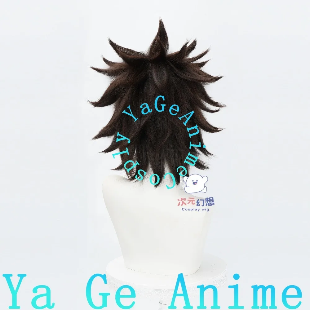 Фото Коричневый парик для косплея Anmicius с пышными волосами и ушками эльфа для образа персонажа из фэнтези-саги №5