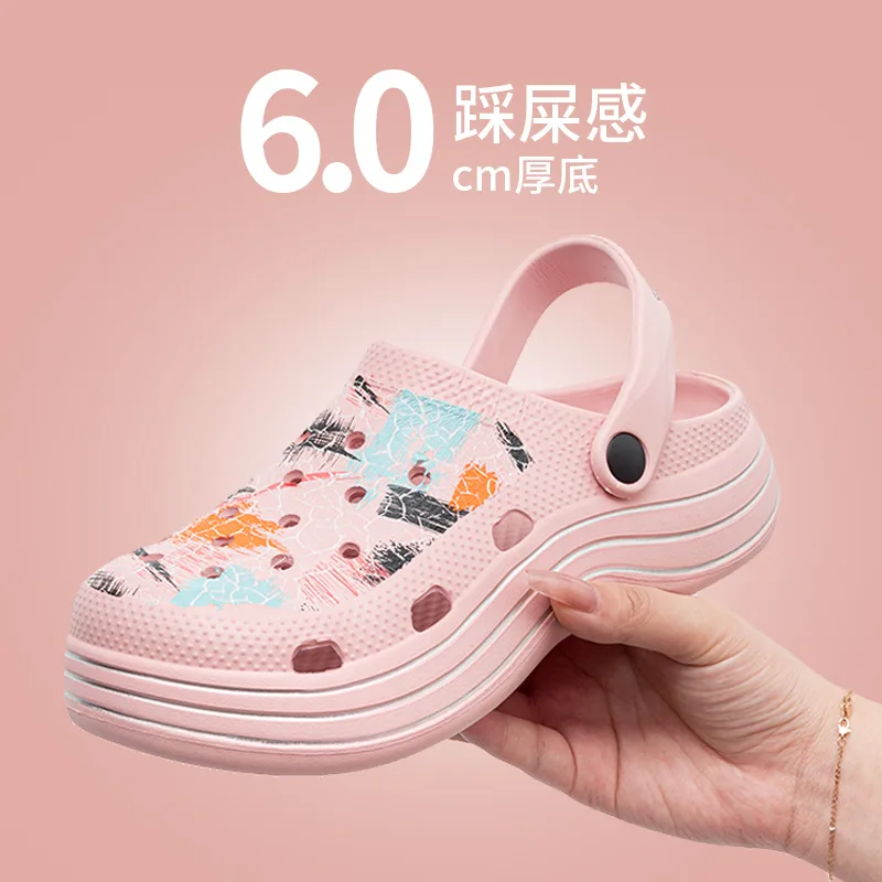 

Women Sandals Slippers Lady Summer Soft Bottom Home Indoor Bathroom Bath Non Slip Thick Bottom Slippers EVA