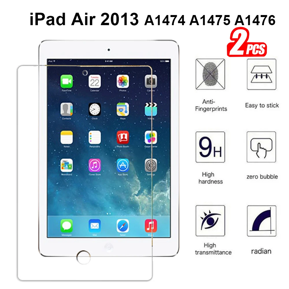 Защитная пленка для iPad Air 1 2013 защитный экран планшета закаленное стекло с защитой