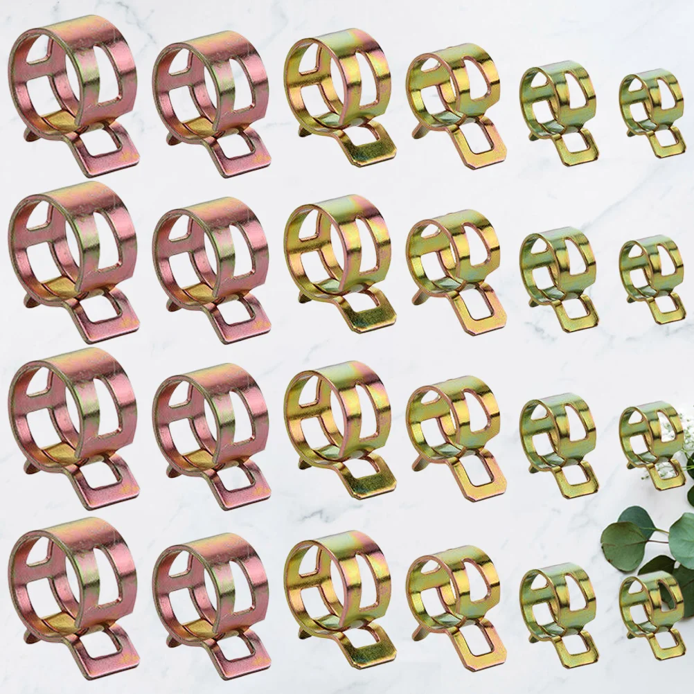 

T Bolt Clamps Stainless Hose Fuel Line Clamp Hose Clips Clamps Adjustable Hose Clamp Set Fuel Hose Clips Bolt Kit