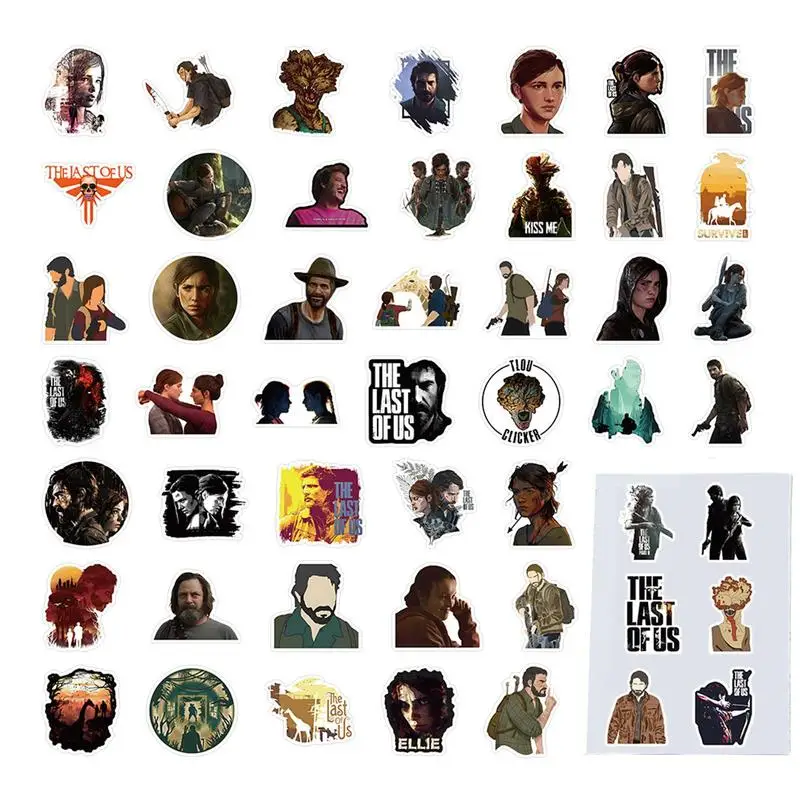 

Мультяшные наклейки TheLast Of Us для мотоцикла скейтборда велосипеда ноутбука телефона чемодана автомобиля скрапбукинга наклейки 100 шт./упаковка