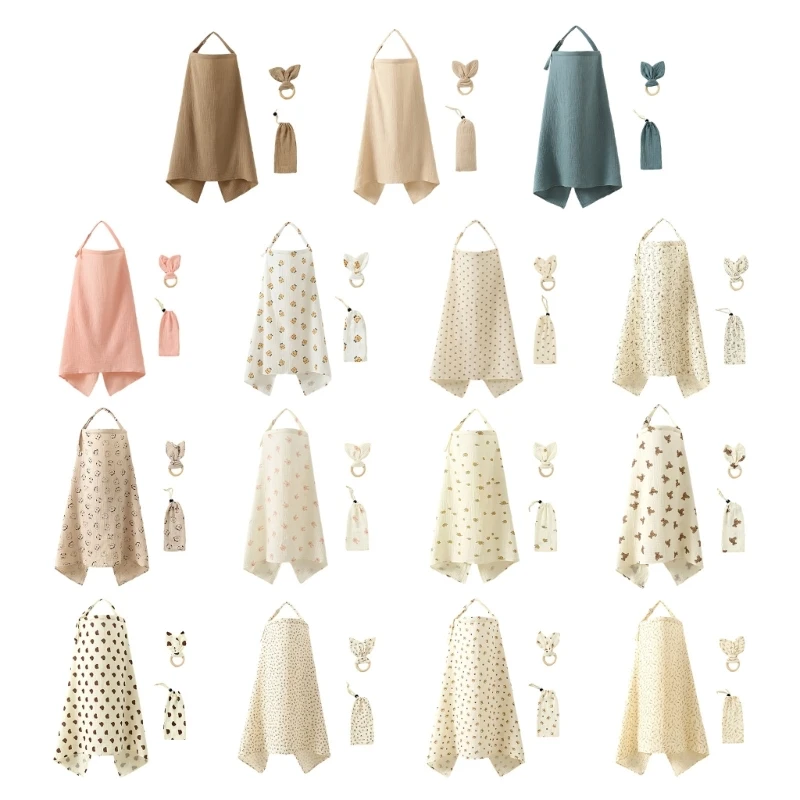 

Фартук для кормления мягкий хлопковый чехол для грудного вскармливания полное покрытие чехол для кормления и сумка