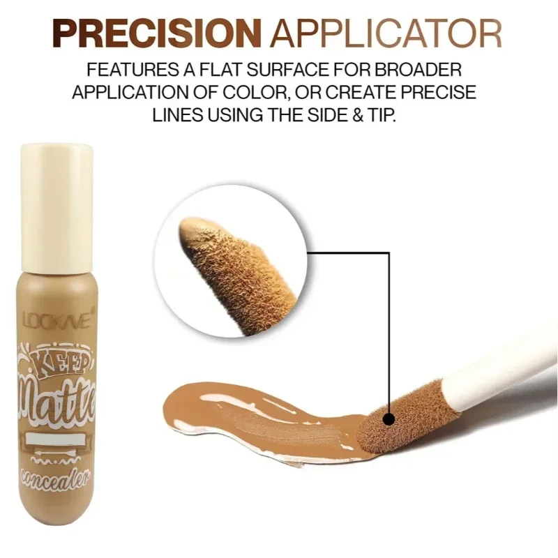 Жидкий консилер крем-основа для макияжа 6 цветов увлажняющий полное покрытие