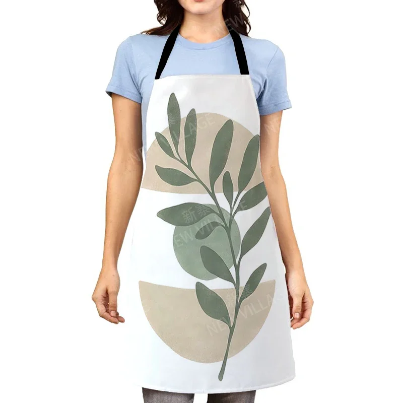 Детский водонепроницаемый фартук из хлопка и льна