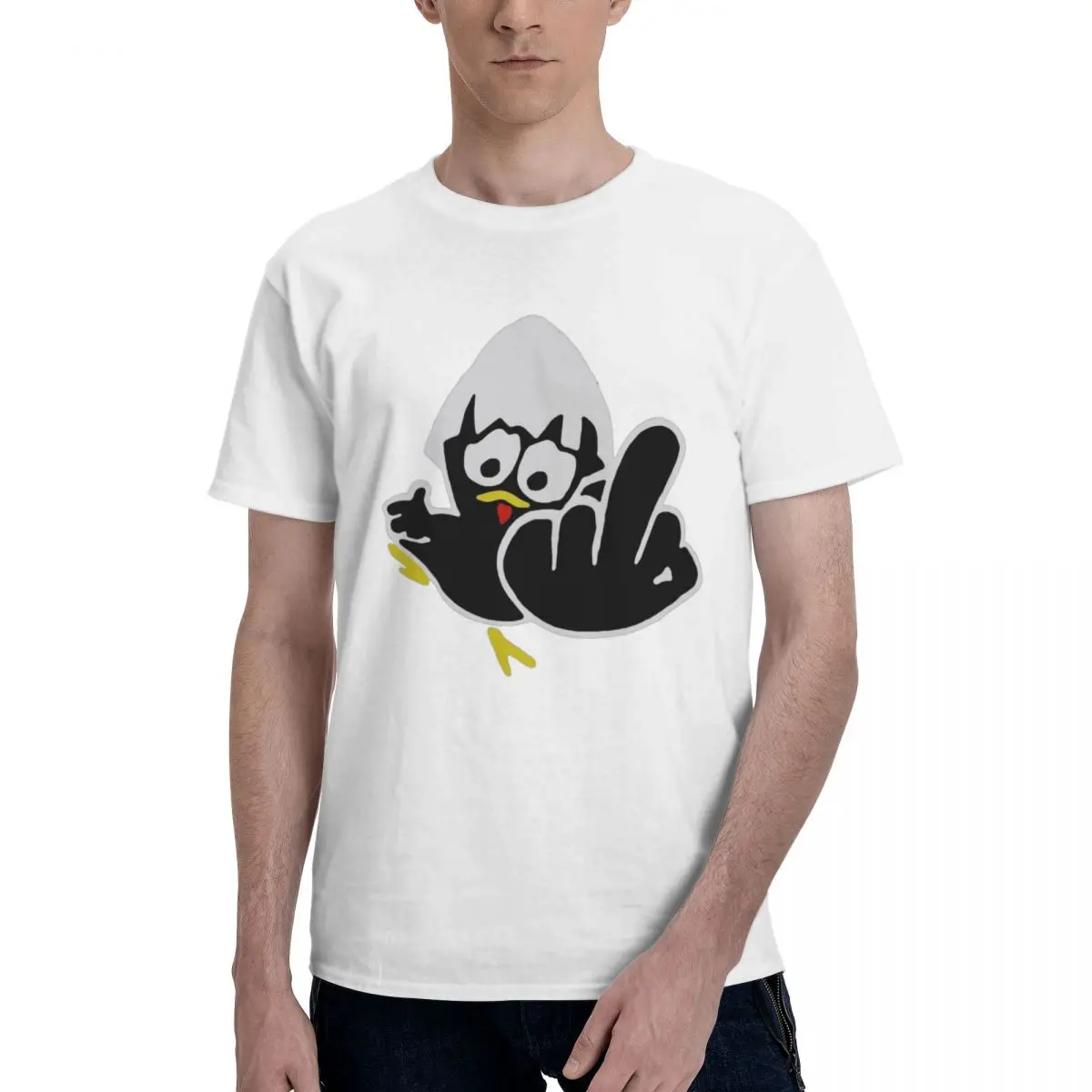 

Comfrot Calimero T-Shirt Men Clothing Calimero1 Tops 100% Cotton