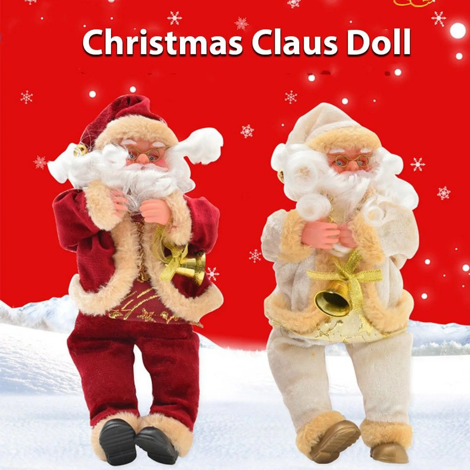 

Christmas Santa Claus Doll Decorative Desktop Santa Claus Figure Santa Figurine Ornament Xmas Christmas Decor For Home
