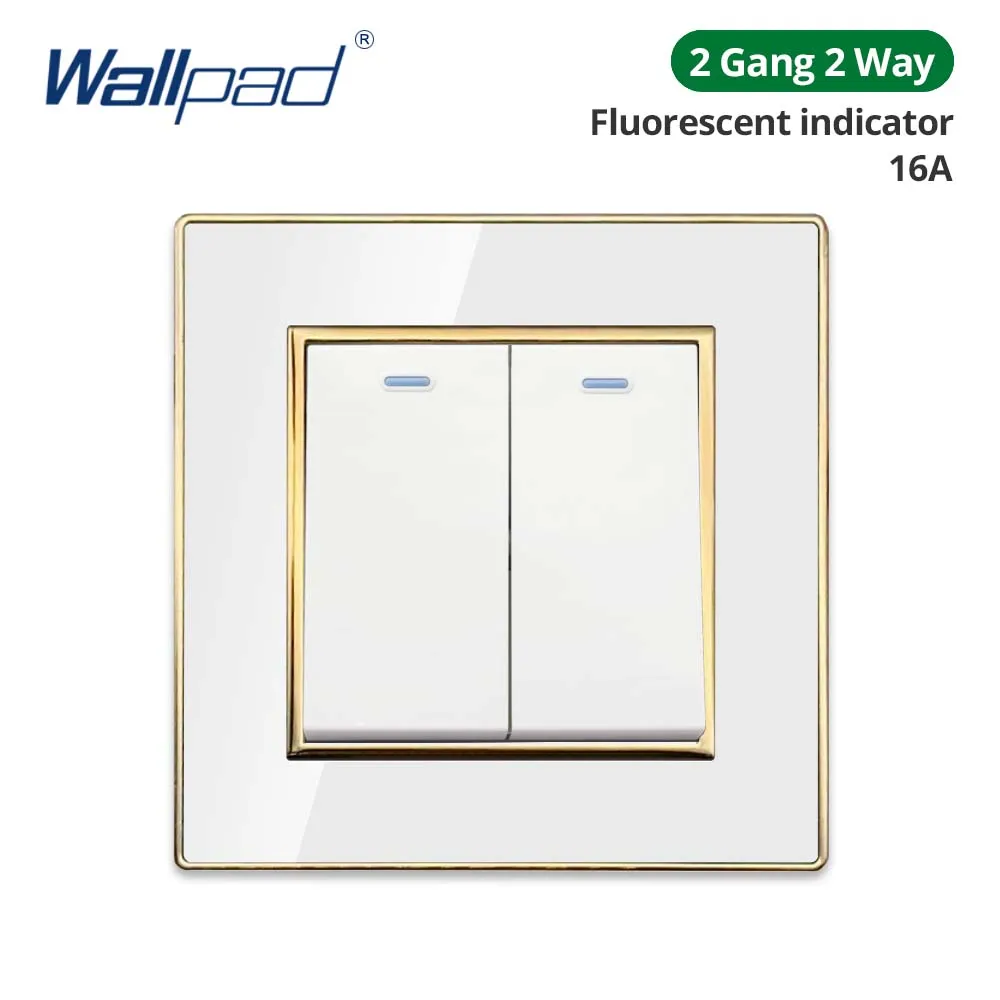 

Wallpad Розетки и выключатели 220В 1 2 3 4 группы белые