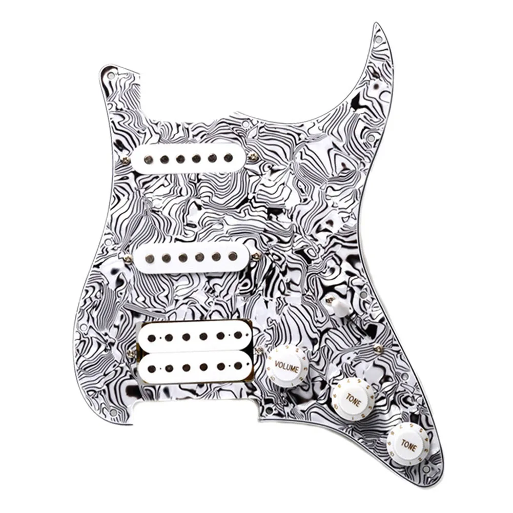 

SSH Loaded Prewired Electric Guitar Pickguard Pickup For ST Replacement Musical Instruments Guitar Parts SSH Pickguard Set