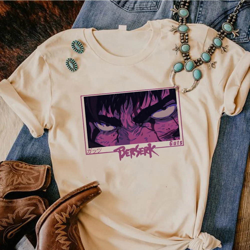 

Женская Аниме-футболка Berserk y2k, дизайнерская одежда