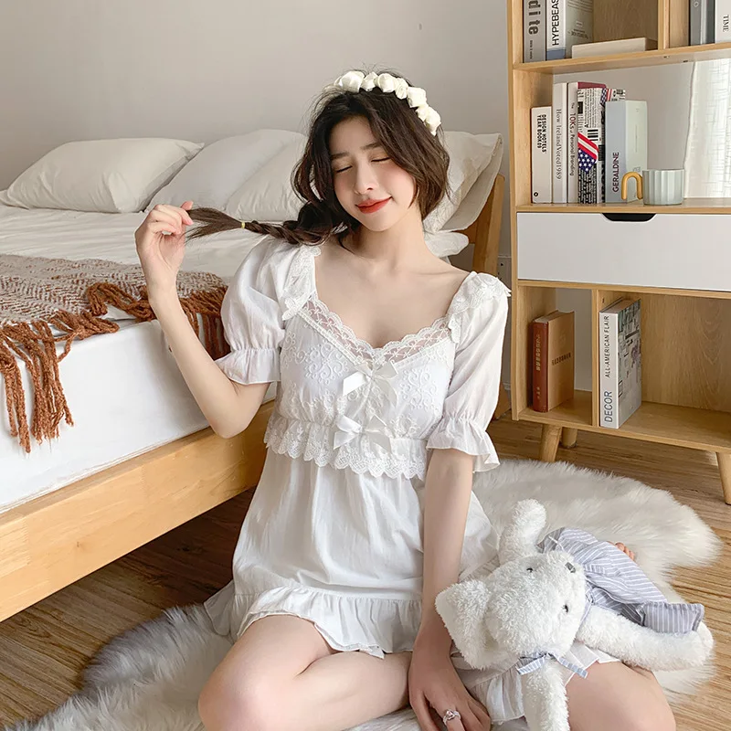 

Пижамы женские новые пикантные женские пижамы хлопковая Домашняя одежда оптовая продажа комплект из двух предметов летняя пижама