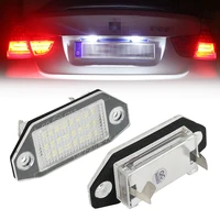 2x led license plate light for ford mondeo mk iii 45d 2000 2007 12v 6500k white number plate lamp kit car accessories