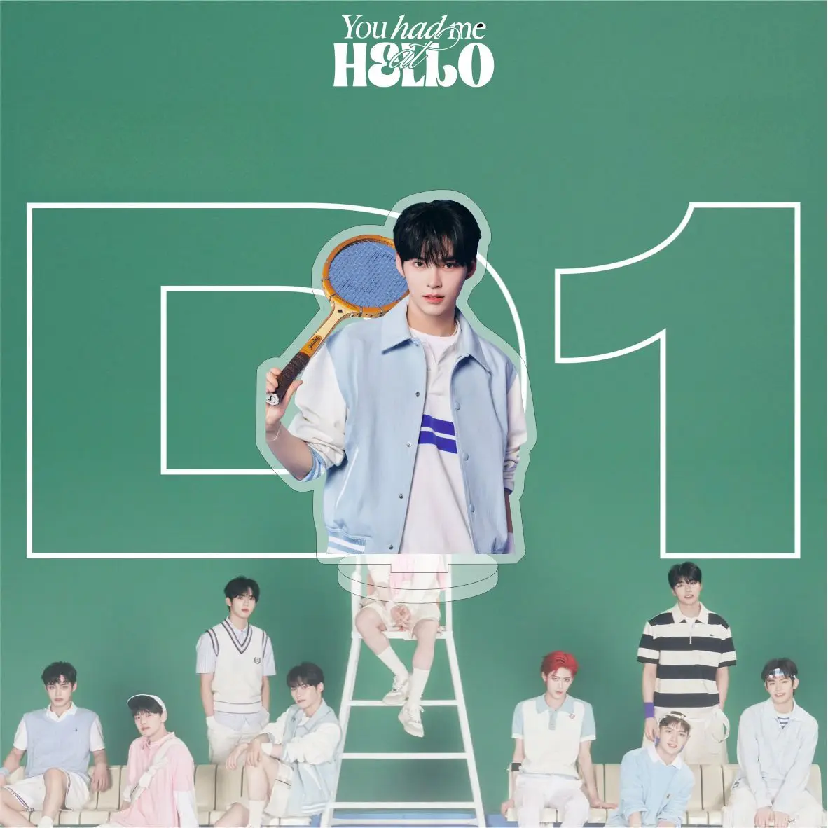 KPOP ZEROBASEONE You Had Me At Hello альбом фигурка на акриловой подставке RICKY ZHANGHAO периферийные