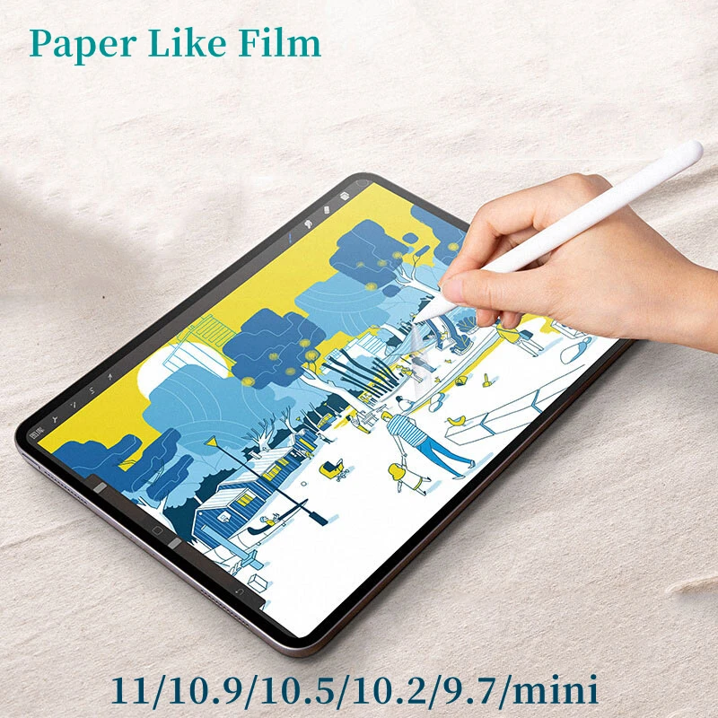

Like Paper Screen Protector Film Matte Painting Write For iPad 9.7 10.9 Air 2 3 4 5 10.5 2021 Pro 11 10.2 9th 8th Gen Mini 6 5 4