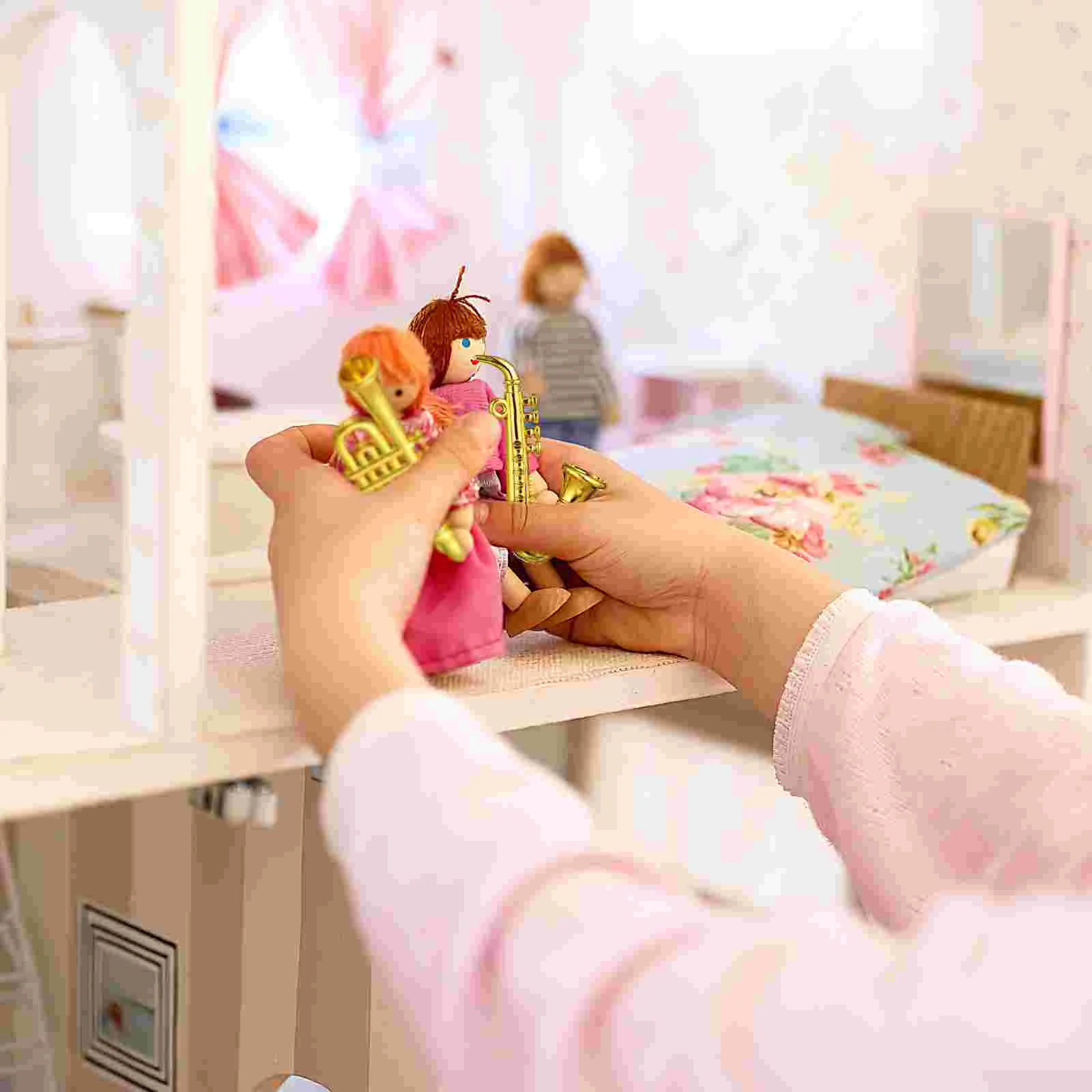 4 шт. мини-музыкальный инструмент игрушки пластиковая труба для детей