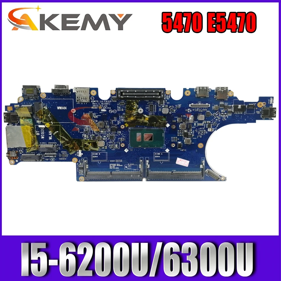 

CN-0C0NC4 0HCP0K Mainboard FOR DELL Latitude 5470 E5470 Laptop Motherboard With I5-6200U/6300U LA-C631P 100% Fully Tested