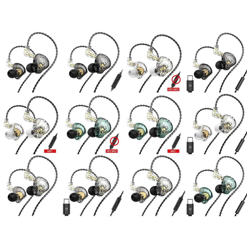 TRN MT1 Hi-FI 1DD динамические наушники-вкладыши с приводом HIFI бас-металлический