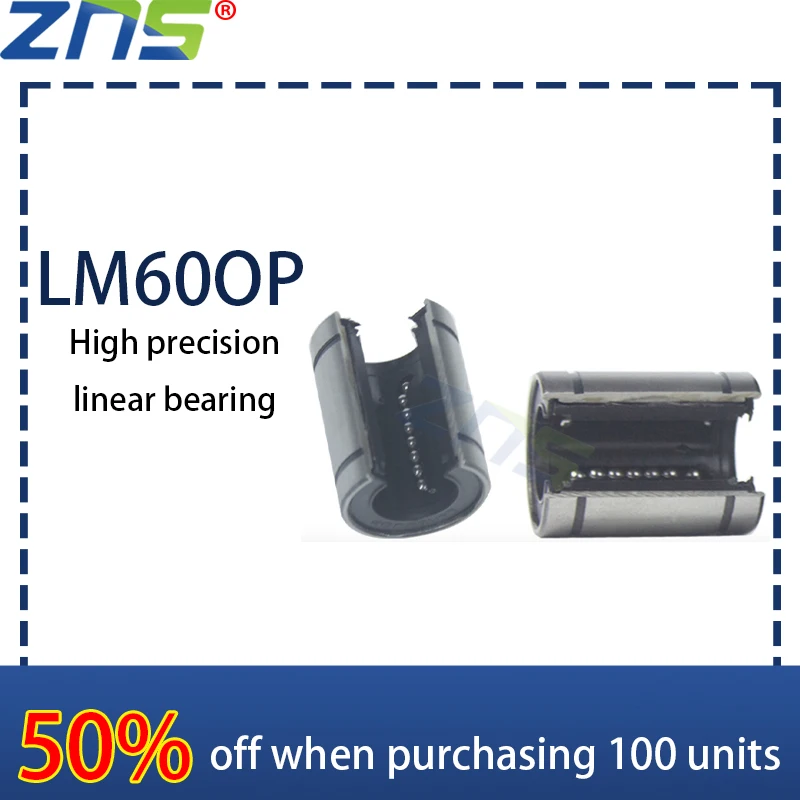 

LM60-OP Linear bearings Open Type CNC Linear Bushing LM60OP