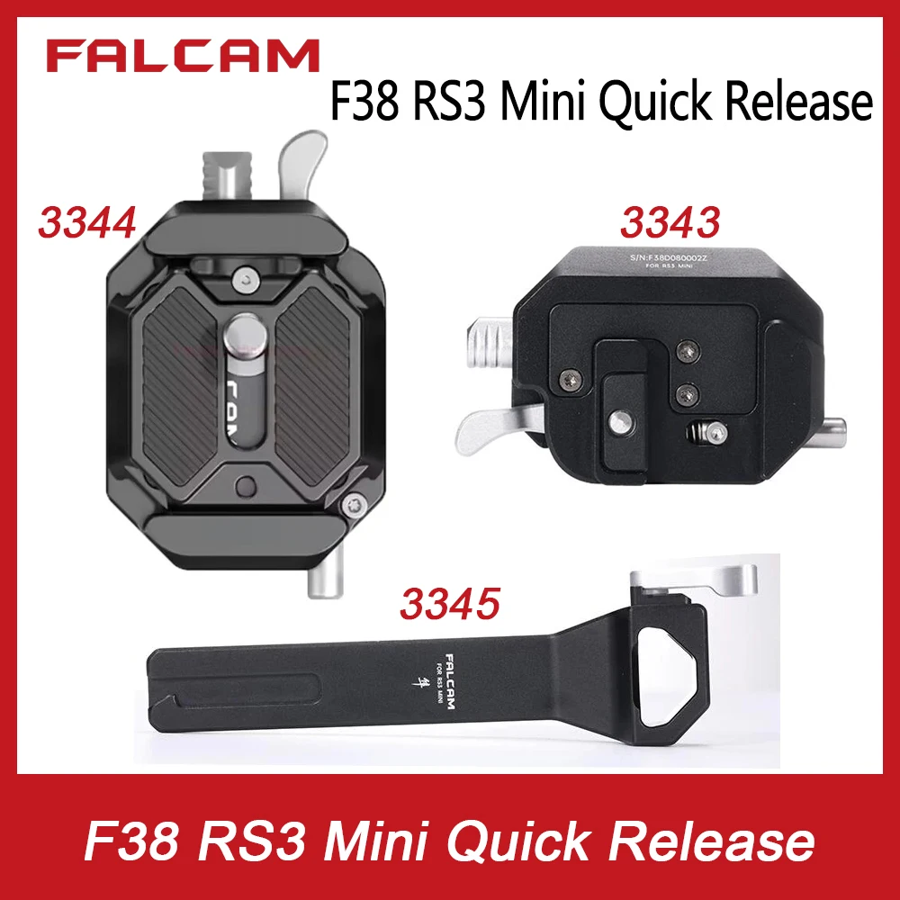 FALCAM F38 RS3 Mini 3343 быстросъемная база 3344 быстросъемный комплект с крестообразной