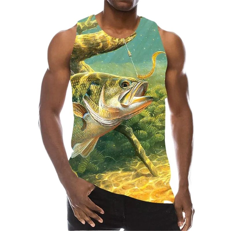 Рисунок 6 - Жилет мужской с объемным рисунком рыбы