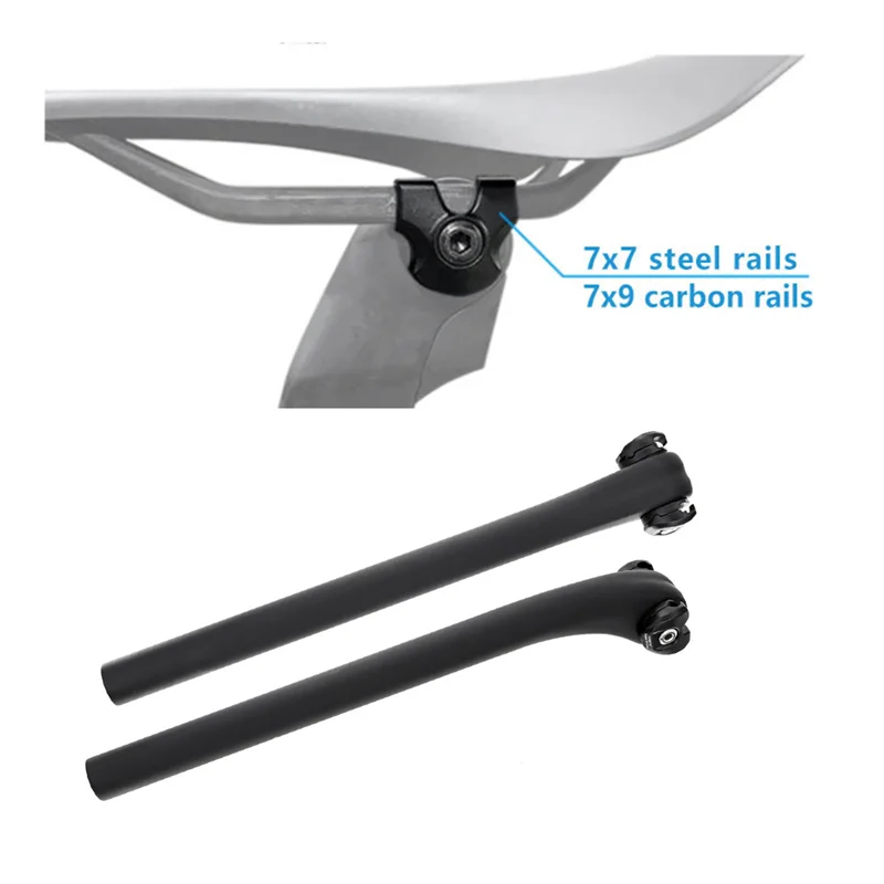 Зажим для подседельного штыря велосипеда карбоновых седловидных рельсов