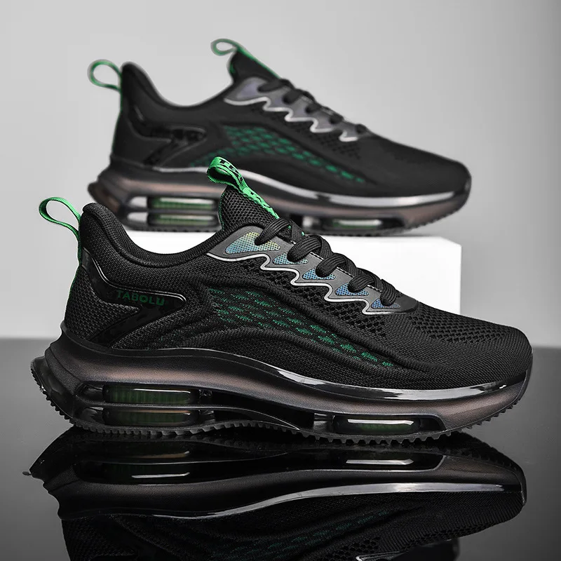 2022 Men's Air Mesh Running Shoes platform hollow Sport shoes Student Sneakers Men High Quality Outdoor Shoes