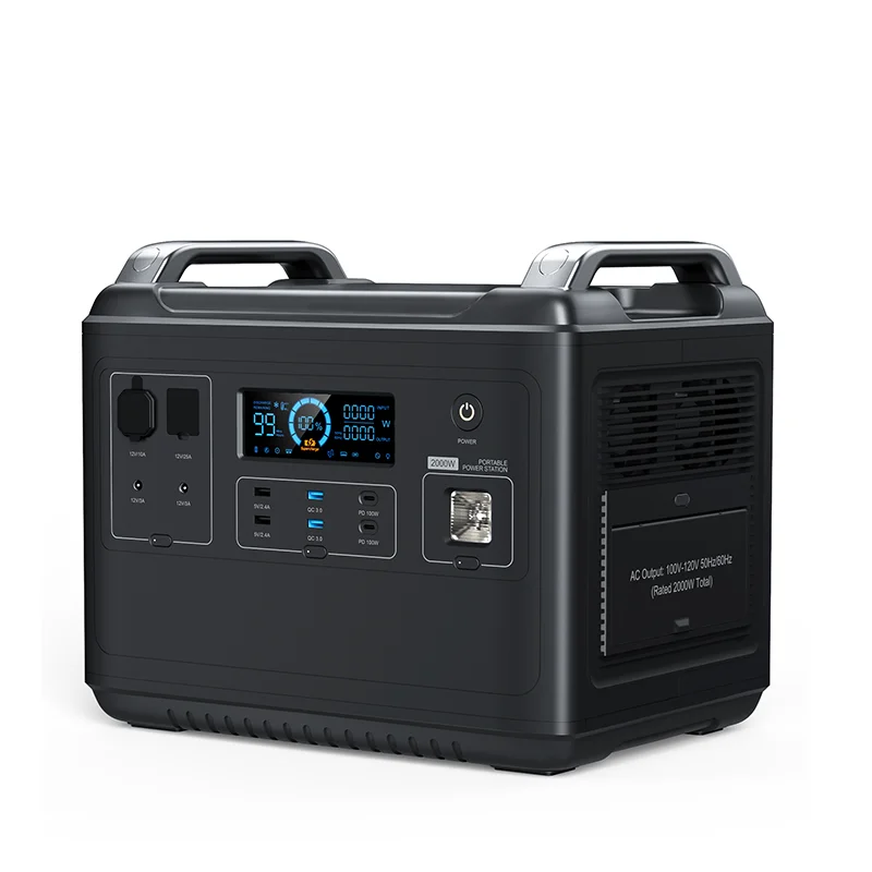 

VDL 120V/220V 2000W Power Station Pure Sine Wave 1997Wh Portable Outdoor Generator Powering Car Refrigerator TV Drone Laptops