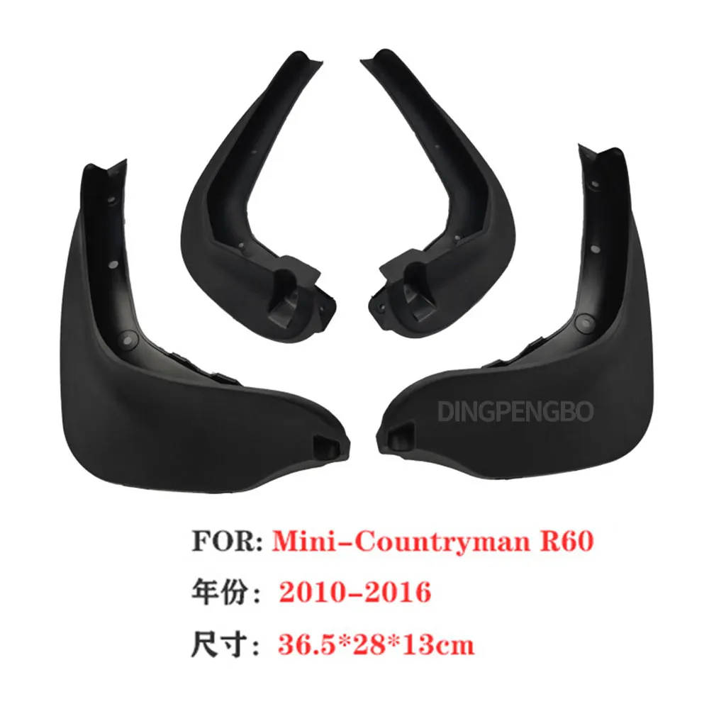 

Брызговики для BMW MINI Countryman R60 F60 2010-2022 Clubman R55 R56 Брызговики Брызговики для крыльев Автомобильные аксессуары