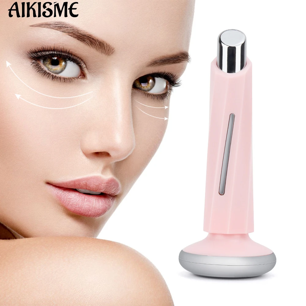 

Electric Face Vibration Massage Eye Lip Spa Essence Import Blue Red Light Anti Aging Dark Circle Wrinkle Remove Face Care Beauty