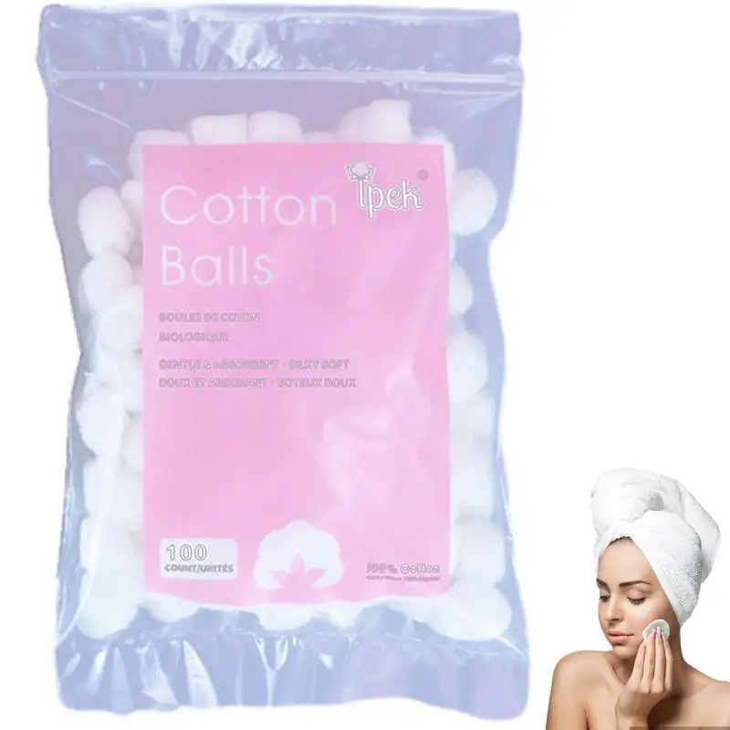 

Cotton Wool Balls Soft Cotton Wool Home Accessories Lightweight For Beauty & Personal Cares Baby Cares Nail Polish Remover