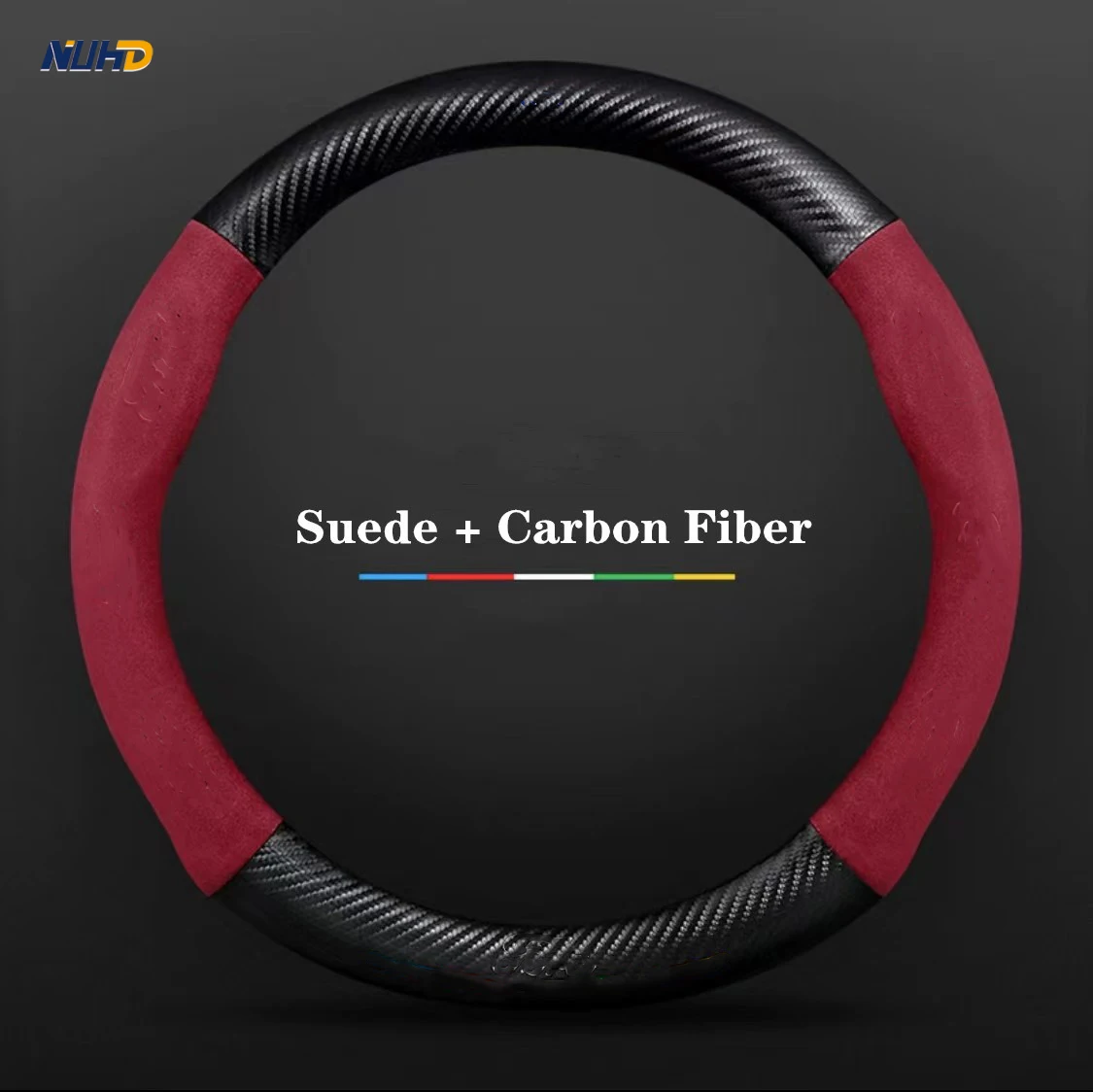 

Car Steering Wheel Cover WIth Metal Logo for Macan Taycan cayman 718 996 997 959 918 Spyder Paramera GTS Interior Accessories