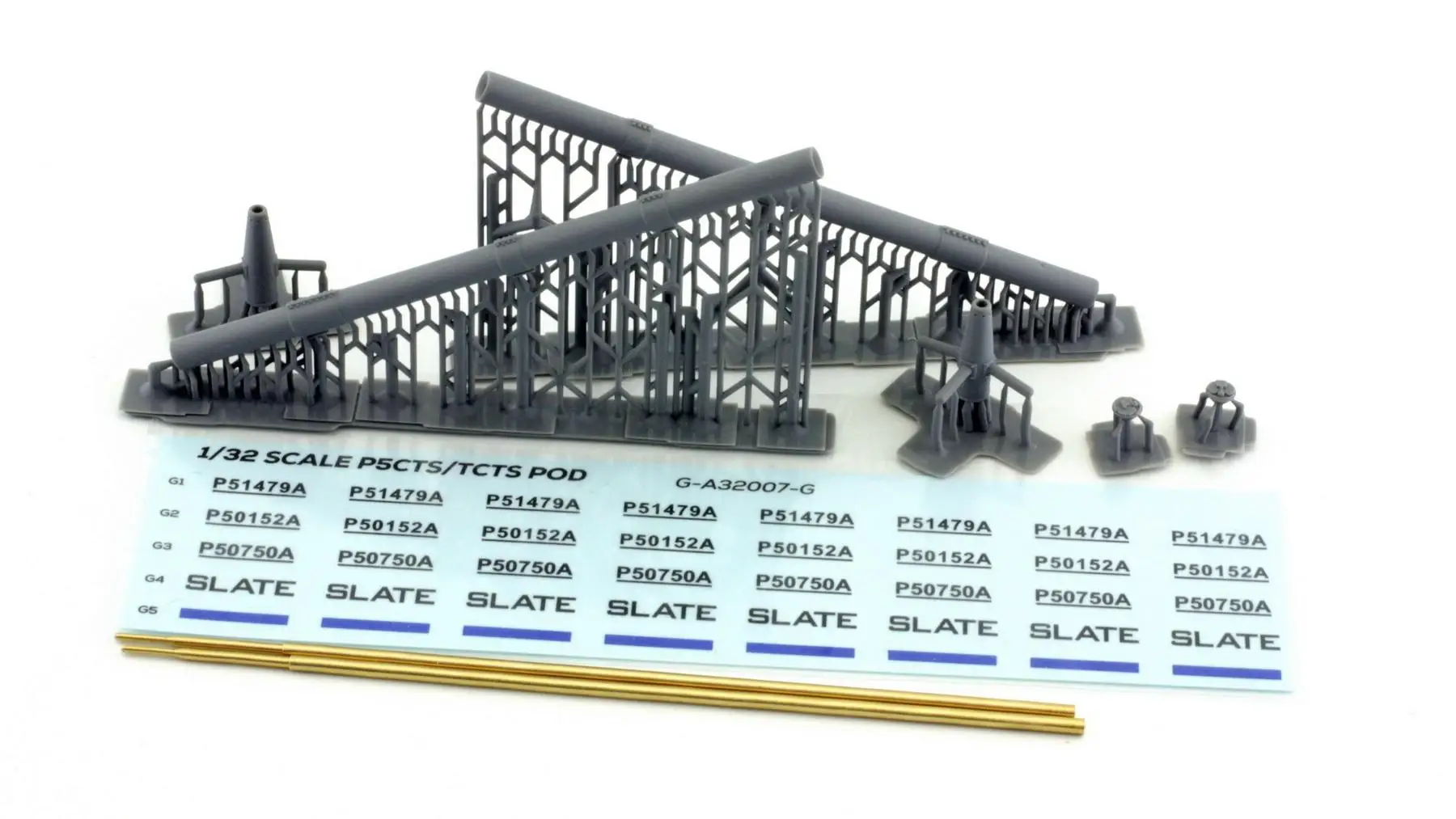 OrangeHobby A32-062 1/32 AN-ASQ-T50 Pods(2 шт.) наборы 3D печати, наклейка, металлическая Универсальная деталь
