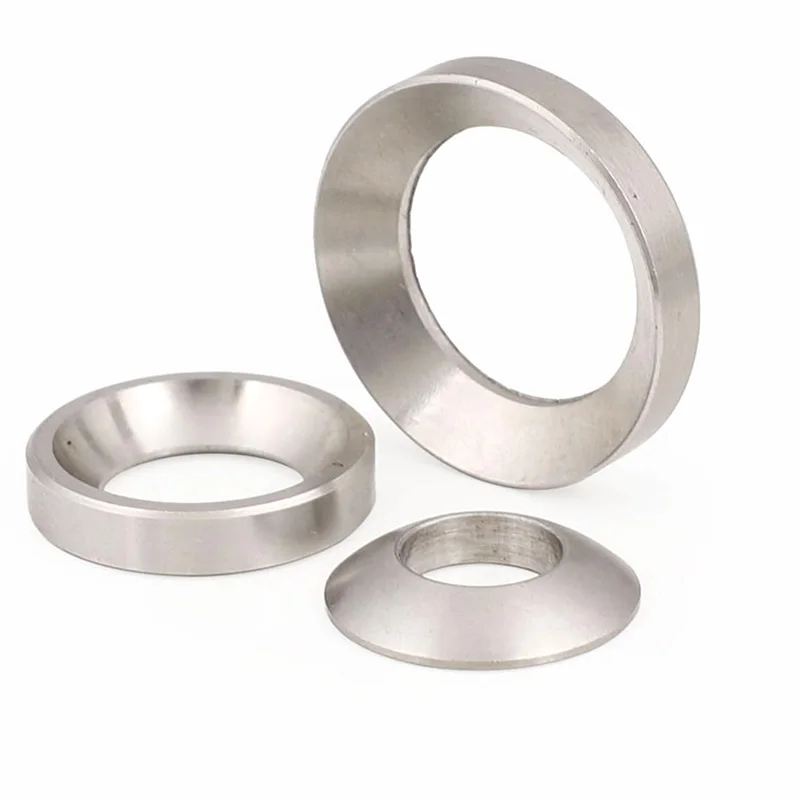 M6 M8 M10 M12 M16 M20 M24 Conical Solid Countersunk Washer 304 Stainless Steel Spherical Gasket Concave Convex Cone Washer images - 6