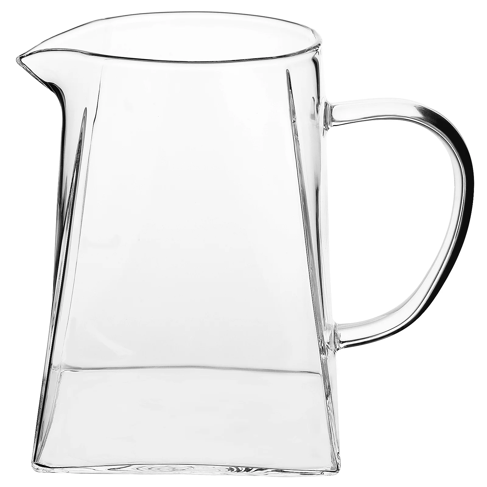 

Glass Teapot Transparent Square Glass Tea Dispenser with Handle for Home Office