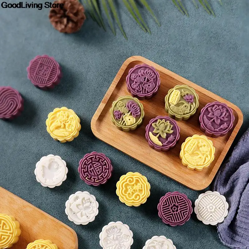 1 Набор Ручной пресс штамп для печенья Луна фотобочка форма лунного торта