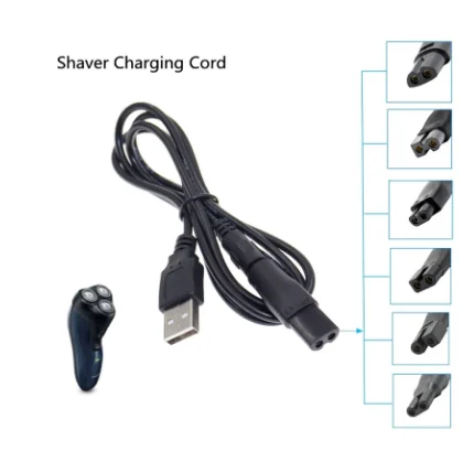 Фото Зарядное устройство USB 5В для всех типов электрических машинок для стрижки волос, 6/7/8 шт., сменный адаптер питания №4