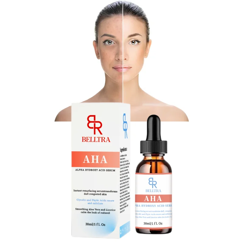 

Regulates Acne and Reduces Closures Smooth Skin and Improves Roughness Moisture Alpha Hydroxy Acid Serum 30ml