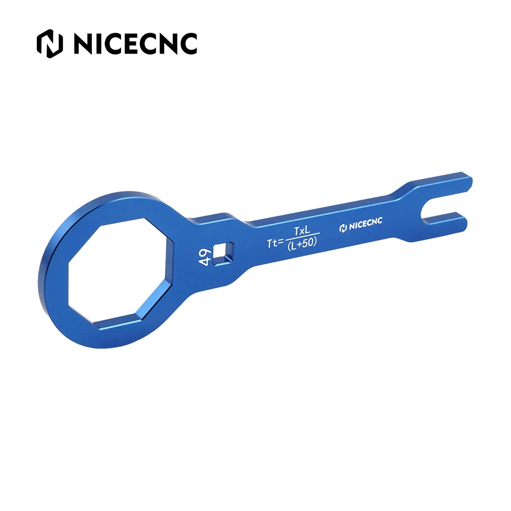 

NICECNC Motocross 49mm Aluminum Fork Cap Wrench Tool For GAS GAS EC XC ENDURO GP 250 300 2018-2019 For HONDA CRF450R 2009-2014
