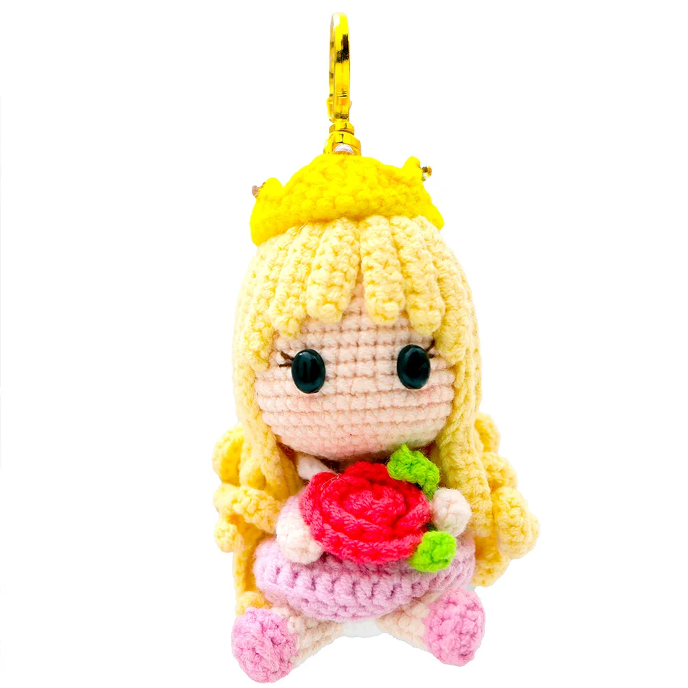 

Car Key Chain Kids Gift Cute Princess Doll Fashion Soft Kawaii Women Plush Toy Bag Charm Keychain For Phone Handbags Accessories