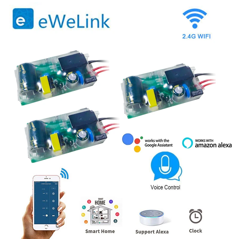 

Модуль светильник еля света Ewelink с Wi-Fi, 180-240 В