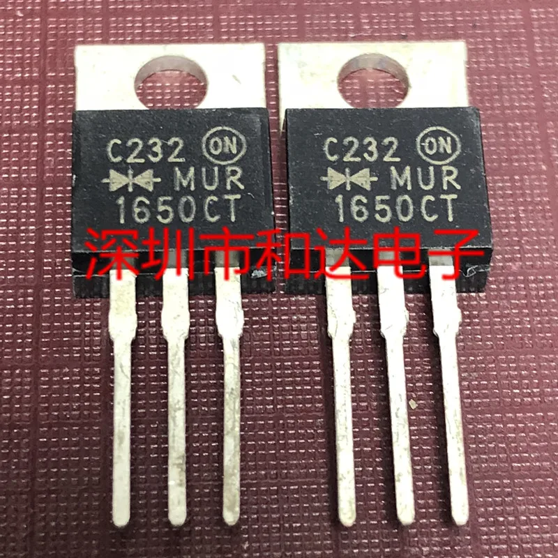 

5 шт.-10 шт. MUR1650CT TO-220 Новый и оригинальный на складе