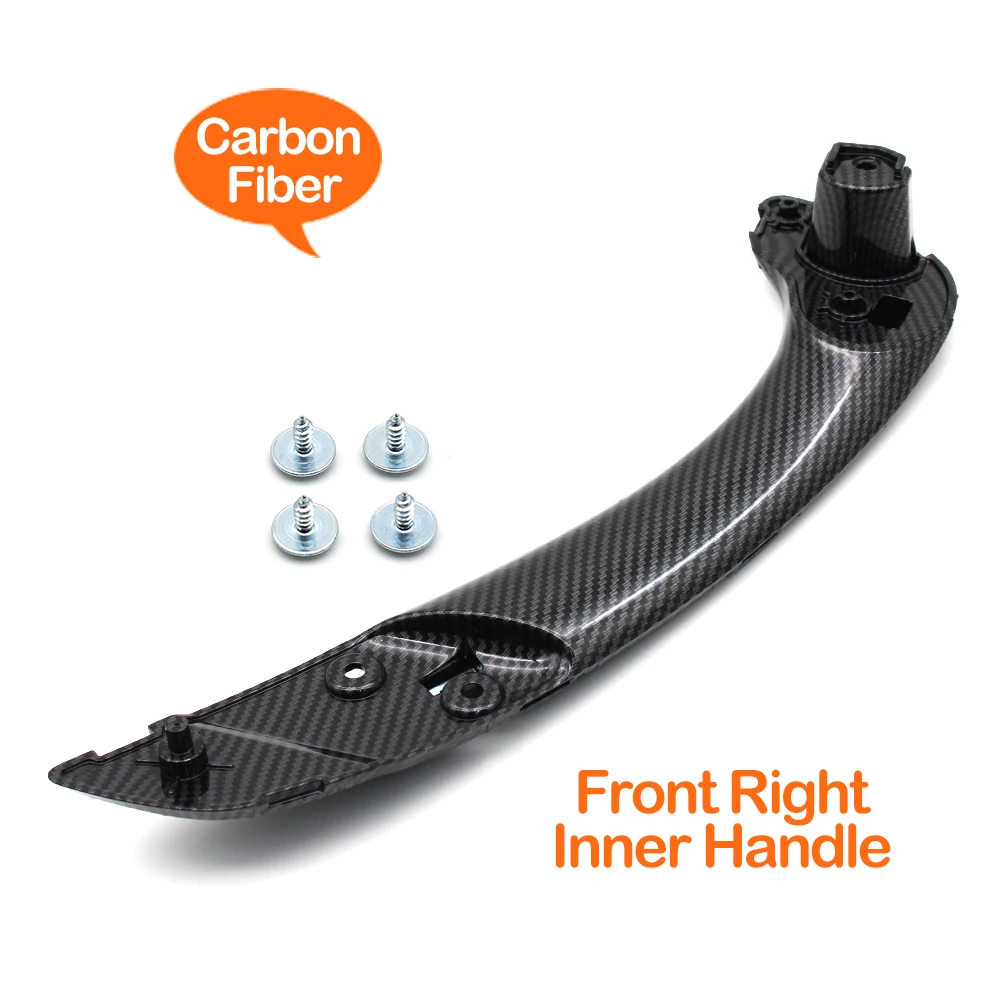 

Черная внутренняя ручка автомобиля из углеродного волокна, передняя левая и правая дверная ручка для Renault Megane 3 MK3 Fluence 2008-2016 809540001 Р 809600007 Р