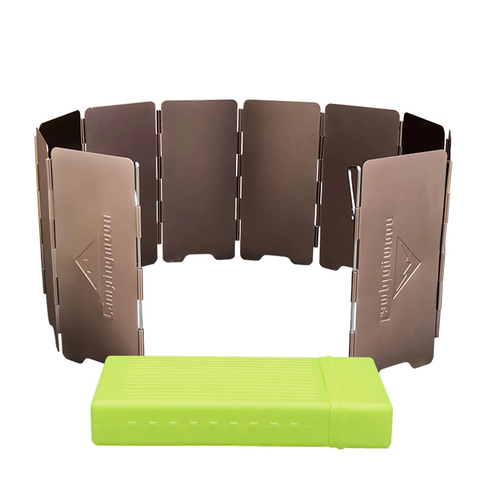 

Enhance Cooking Stability with Outdoor Stove Wind Shield 10 Plates Aluminum Alloy Adaptable Design Lightweight and Easy to Carry