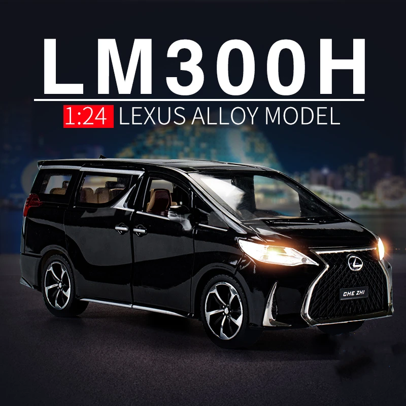 

1:24 игрушечный автомобиль превосходного качества LEXUS LM300H, металлический автомобиль из сплава, Литые и игрушечные автомобили, модель автомоб...