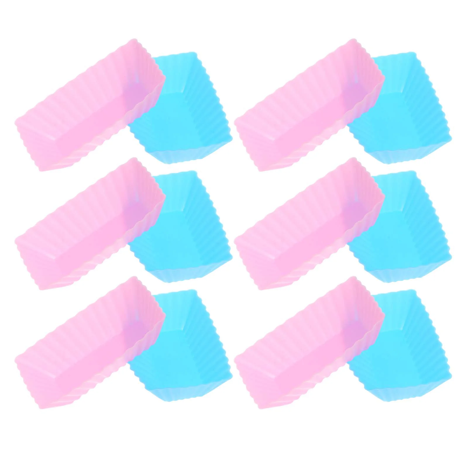 

Cups Silicone Muffin Cupcake Baking Molds Cake Liners Cup Reusable Mold Pan Stick Non Wrapper Liner Pastry Dessert Mini