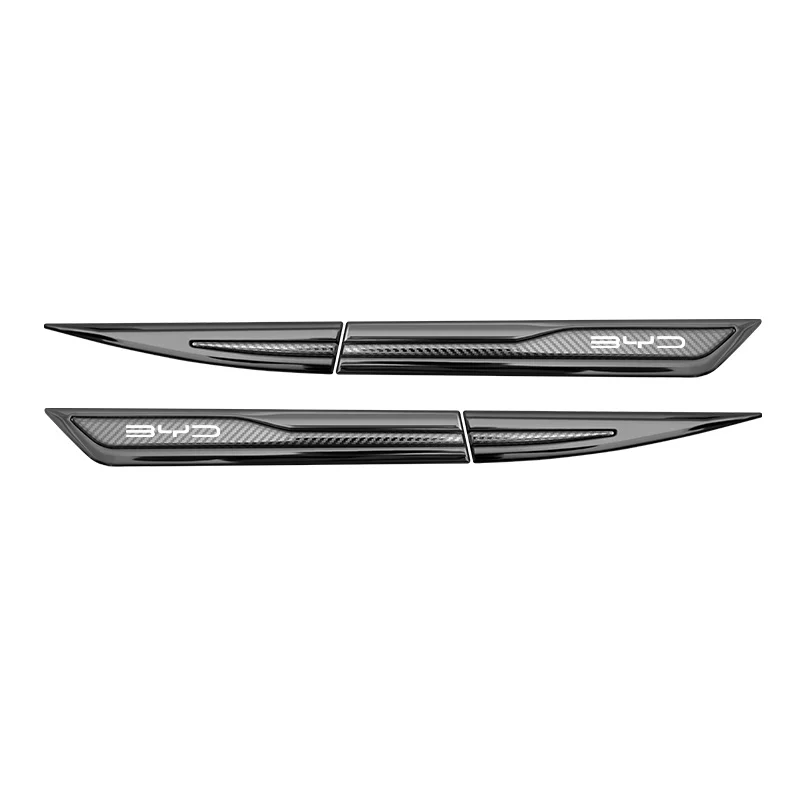 

2 шт., значок на дверь автомобиля, боковое лезвие, защитная металлическая наклейка на кузов автомобиля для BYD Leopard 5 8 Song Plus Yuan Pro, уплотнение U автомобиля