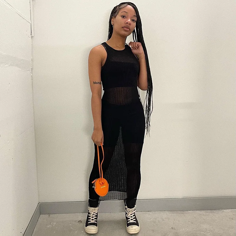 

Zoctuo, однотонная трикотажная женская футболка в полоску без рукавов, женская сексуальная уличная одежда для вечерние и клубов, лето 2022