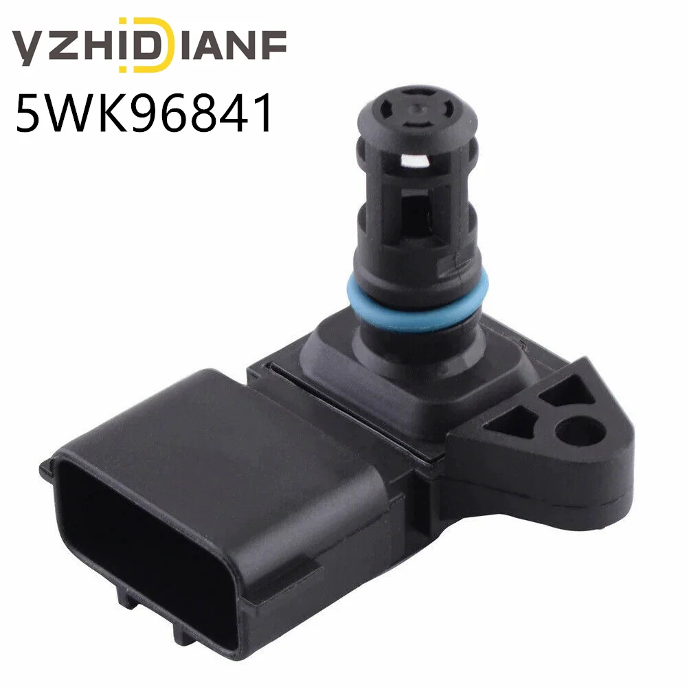 1pc 5WK96841 2045431 New Air Intake Map Pressure Sensor For GAZ Gazelle Renault Peugeot 405 Kia Pride Hyundai Citroen - купить по