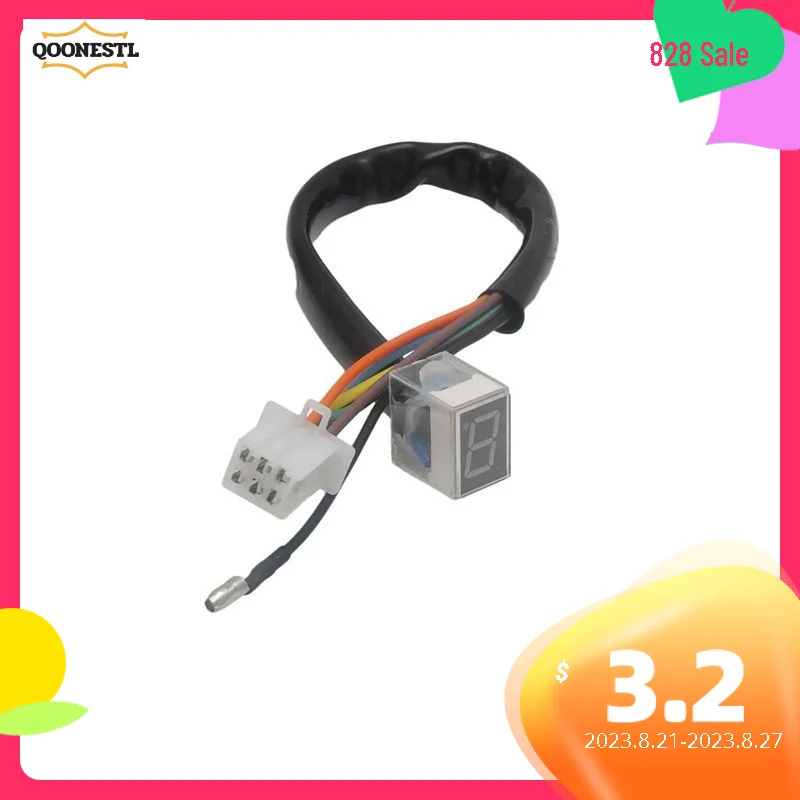 

Sensor Replacement Part Professional Vehicle Gear Indicator Digital Display LED Light Meter For Motorbike Styling Lever